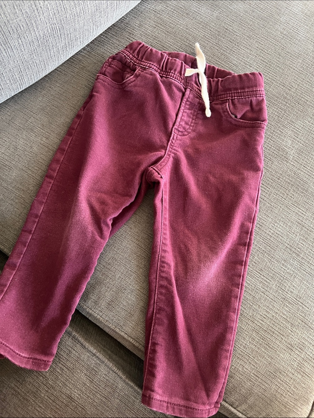 Kids Gap Pull-On Jogger Pants in Berry